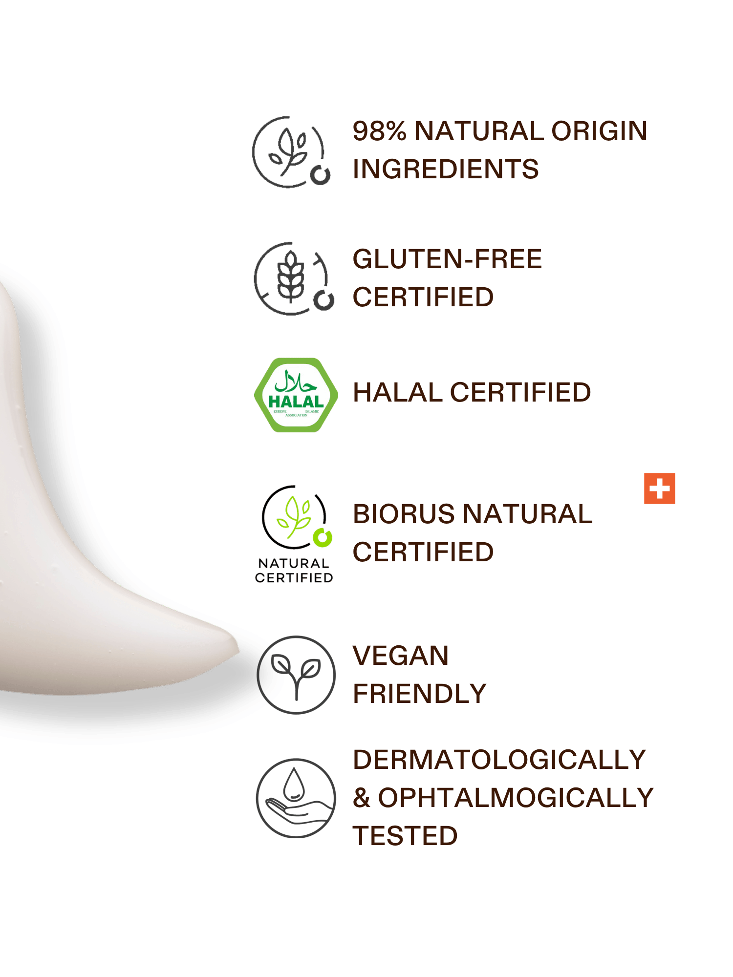 LOYA SupeCorrect Serum: all received certifications